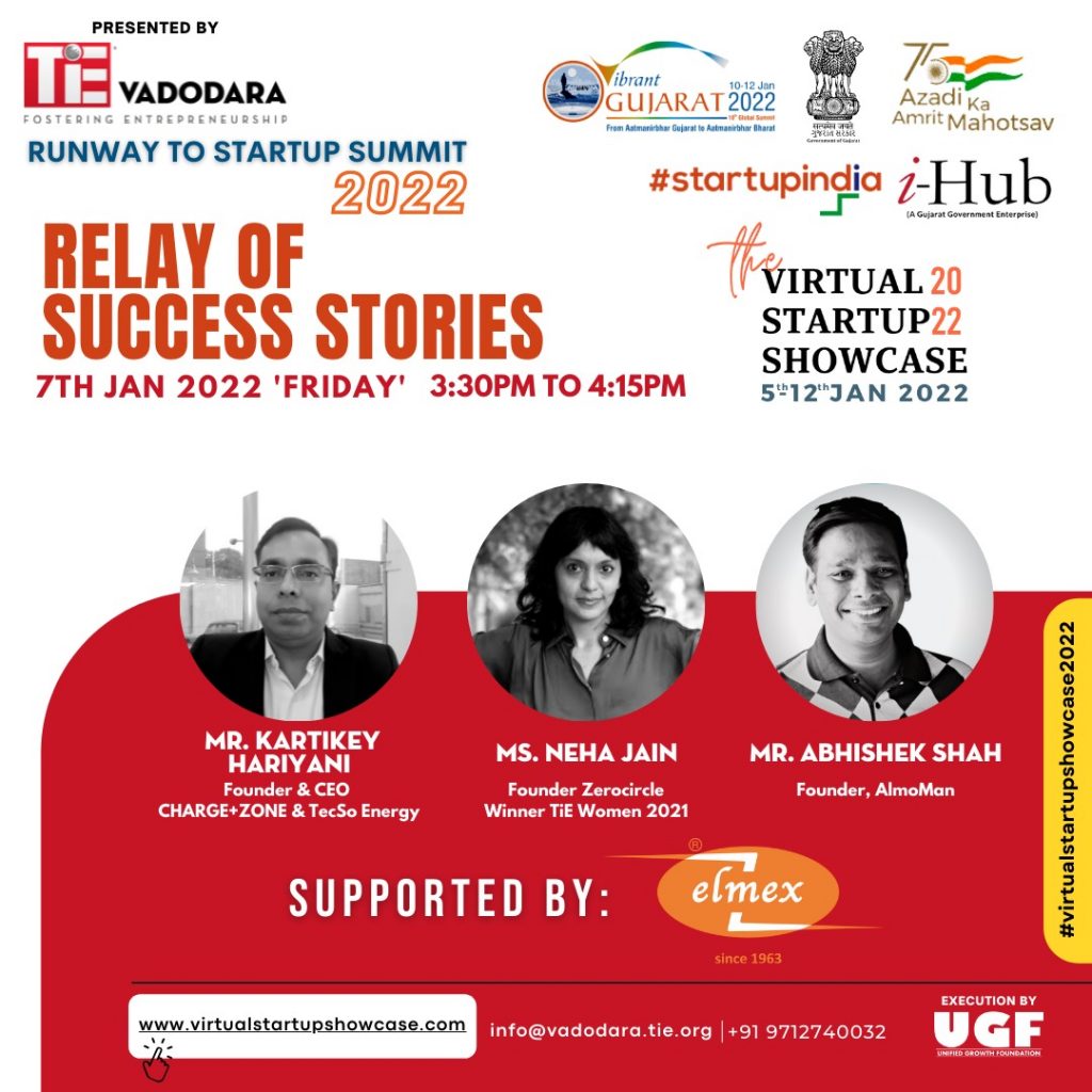 3:30 PM Relay of Success Story by Kartikey Hariyani, Neha Jain and Abhishek Shah